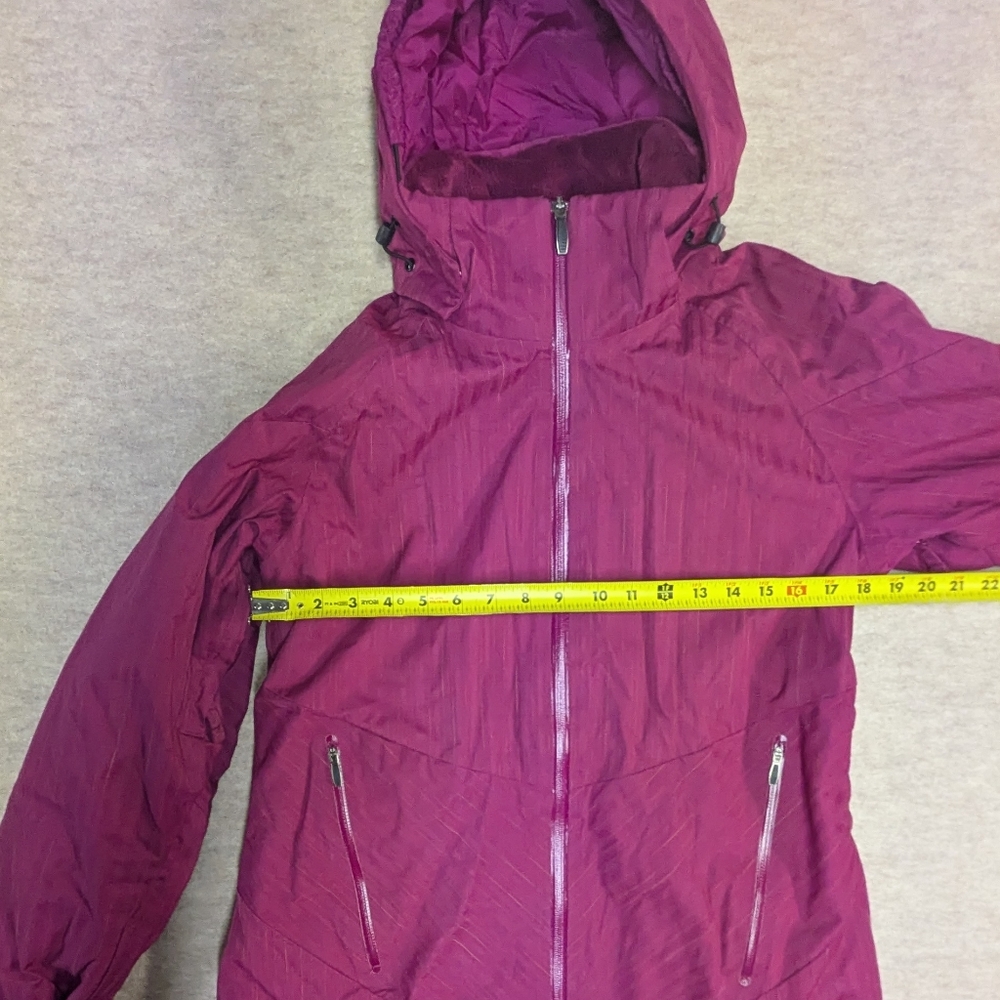 Columbia Titanium Women's Med Berry Pink Winter Jacket Coat Waterproof Details!! - Picture 4 of 16